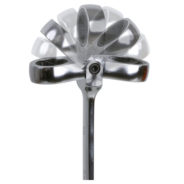 Beta 142SN/SC8 Serie 8 Chiavi Combinate a Cricchetto Snodate - BETA UTENSILI - Immagine 3
